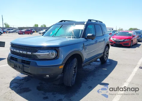 2025 Ford Bronco Sport Outer Banks из США, поврежденный, VIN 3FMCR9CN6SRE21590